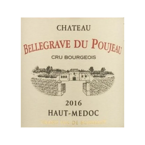 Chateau Bellegrave du Poujeau Haut-Madoc 2016