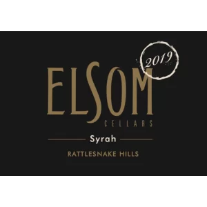 2019 Elsom Cellars Rattlesnake Hills Washington Syrah