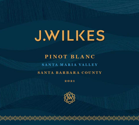 2021 J. Wilkes Pinot Blanc, Santa Maria Vly, Santa Barbara Cty