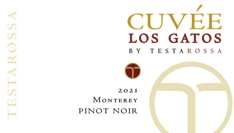 2021 Testarossa Winery Cuvée Pinot Noir, Los Gatos, Monterey