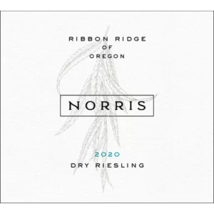 2020 Norris Wines Dry Riesling, Norris McKinley Vyd, Ribbon Ridge, Oregon