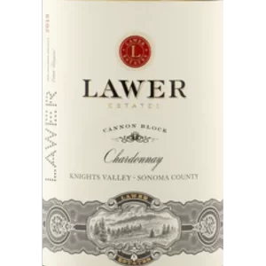 Lawer Estates 2019 Knights Valley Sonoma County Cannon Block Chardonnay