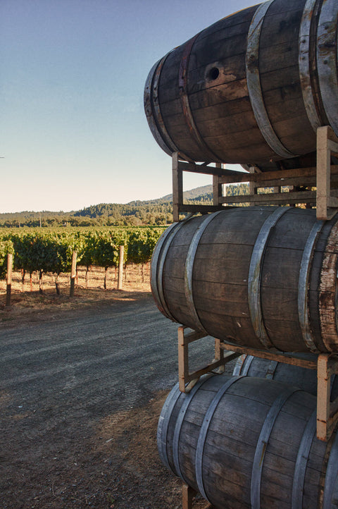 handcrafted wine barrels