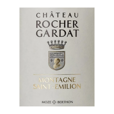 2021 Chateau Rocher-Gardat Montagne Saint-Émilion Merlot, Bordeaux, France