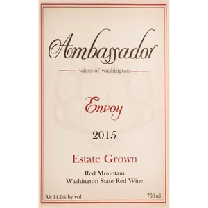 2015 Ambassador Wines of Washington Estate Grown Red Mountain Envoy Red
