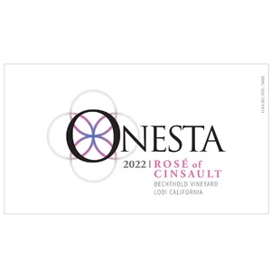 2022 Onesta Wines Rosé of Cinsault, Bechthold Vyd, Lodi