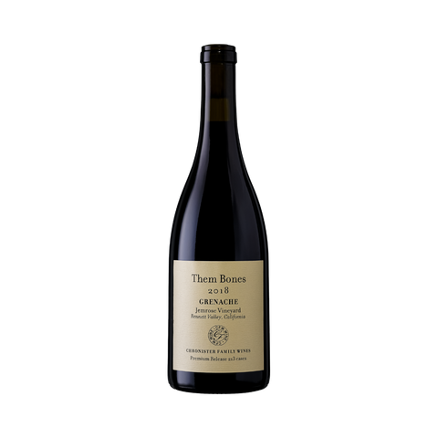 Chronister Family Wines "Them Bones" Jemrose Vineyard Grenache Sonoma County CA 2018