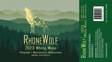 2023 Rhone Wolf White Wine, Sierra Foothills