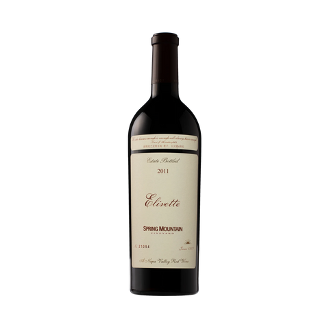 Spring Mountain Vineyard Spring Mountain District Elivette Red Blend Napa Valley CA 2011