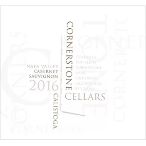 2016 Cornerstone Cellars Cabernet Sauvignon, Calistoga, Napa Valley