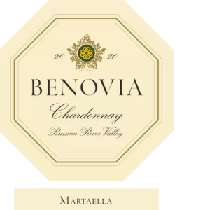 2020 Benovia Winery Chardonnay, Martaella Estate Vyd, Russian River Vly